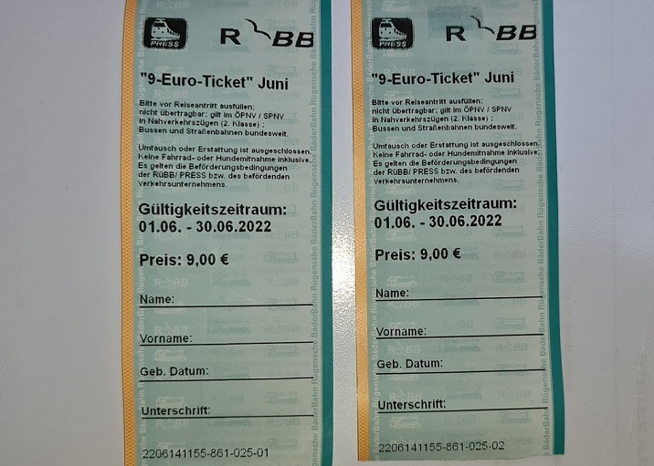 9 Euro Ticket