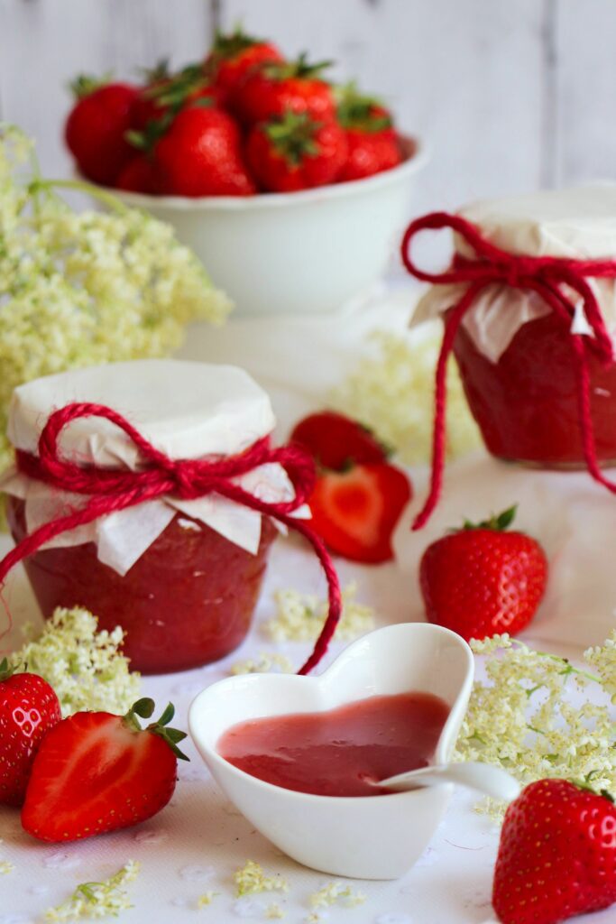 Erdbeer-Holunder-Marmelade